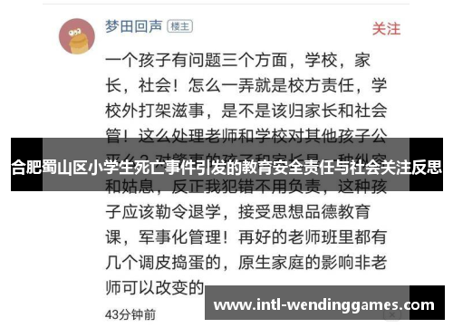 合肥蜀山区小学生死亡事件引发的教育安全责任与社会关注反思