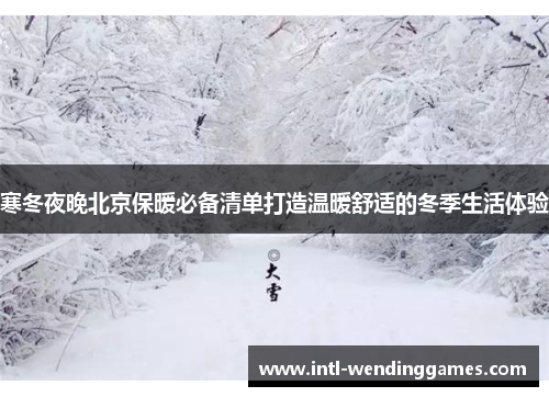 寒冬夜晚北京保暖必备清单打造温暖舒适的冬季生活体验