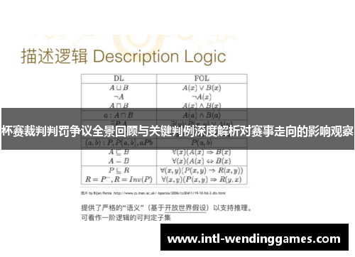 杯赛裁判判罚争议全景回顾与关键判例深度解析对赛事走向的影响观察
